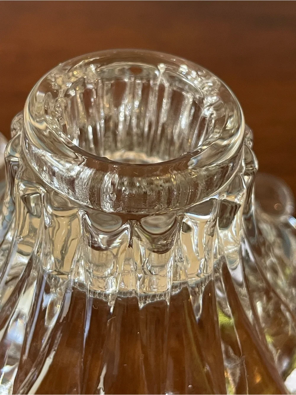 Vintage Candle Holders Anchor Hocking Berwick Boopie Glass  Set of 2